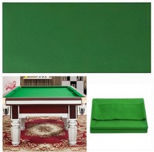 8" Pool Table Felt w/ 6 Cloth Strips, Pre Cut Billiard Blue, Green, or Red