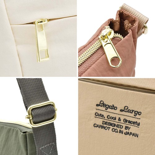 anello【GRAPH】Light Weight Water Repellent Shoulder Crossbody Tote Bag ATH3672 - Picture 6 of 16