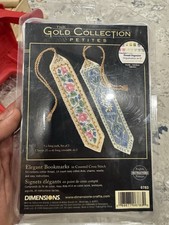 Dimensions ELEGANT BOOKMARKS Counted Cross Stitch Kit, 9" Long,