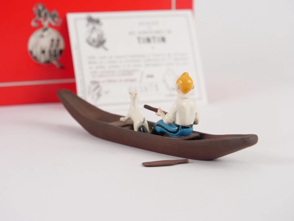 Pixi N° 4546 TINTIN Y Milou En Pirogue La Oreja Rota En Caja N° 167 De 1994 - Imagen 3 de 4