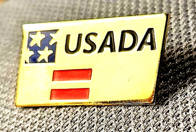 RARE USADA ANTI DOPING AGENCY 2026 MILAN MILANO OLYMPIC GAMES PIN BADGE
