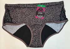 NWT Maidenform Period Hipster Panty DMLBSL Light Leak Protection Animal Sz Large