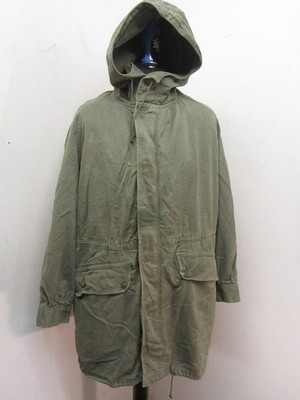 VINTAGE WARHN FRENCH M64 ISSUE PARKA JACKE GRÖßE UK XXL + LINER