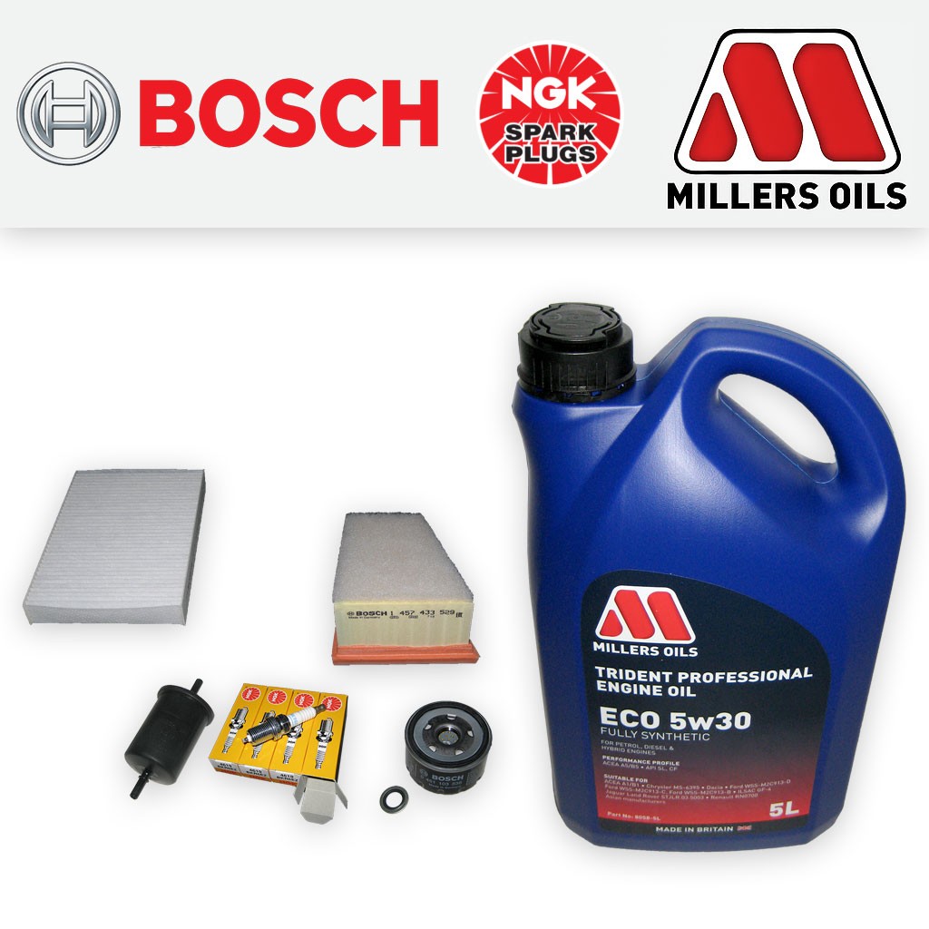 SERVICE KIT for RENAULT CLIO MK2 1.4 16V OIL AIR FUEL CABIN FILTER PLUG +OIL