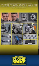 Hottoys TMS141 Clone Wars Commander Wolffe - Multi parts Variation listing