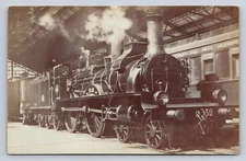 Vintage Steam Locomotive Real Photo Postcard The Locomotive Magazine Series
