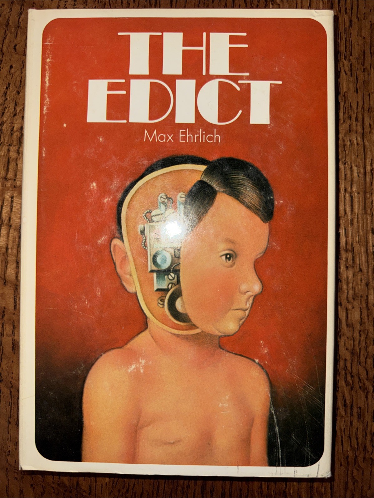 The Edict By Max Ehrlich Suspense HCDJ BCE 1971 Vintage