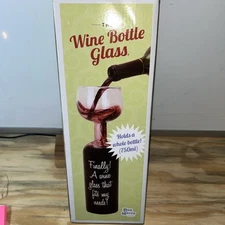 Ultimate Wine Bottle Glass Holds a Whole Bottle Drink 750ml - Big Mouth Toys
