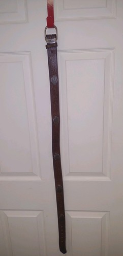 Brown Genuine Leather Harley-Davidson Belt Size 38 This Is Made In The USA Used