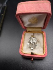 FABERGE Ancien Pendentif Oeuf Chouette Impériale RUSSE Doré avec Cristal de Roche,56 Or