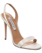 Aquazzura So Nude 105 Satin Slingback Sandal Women's