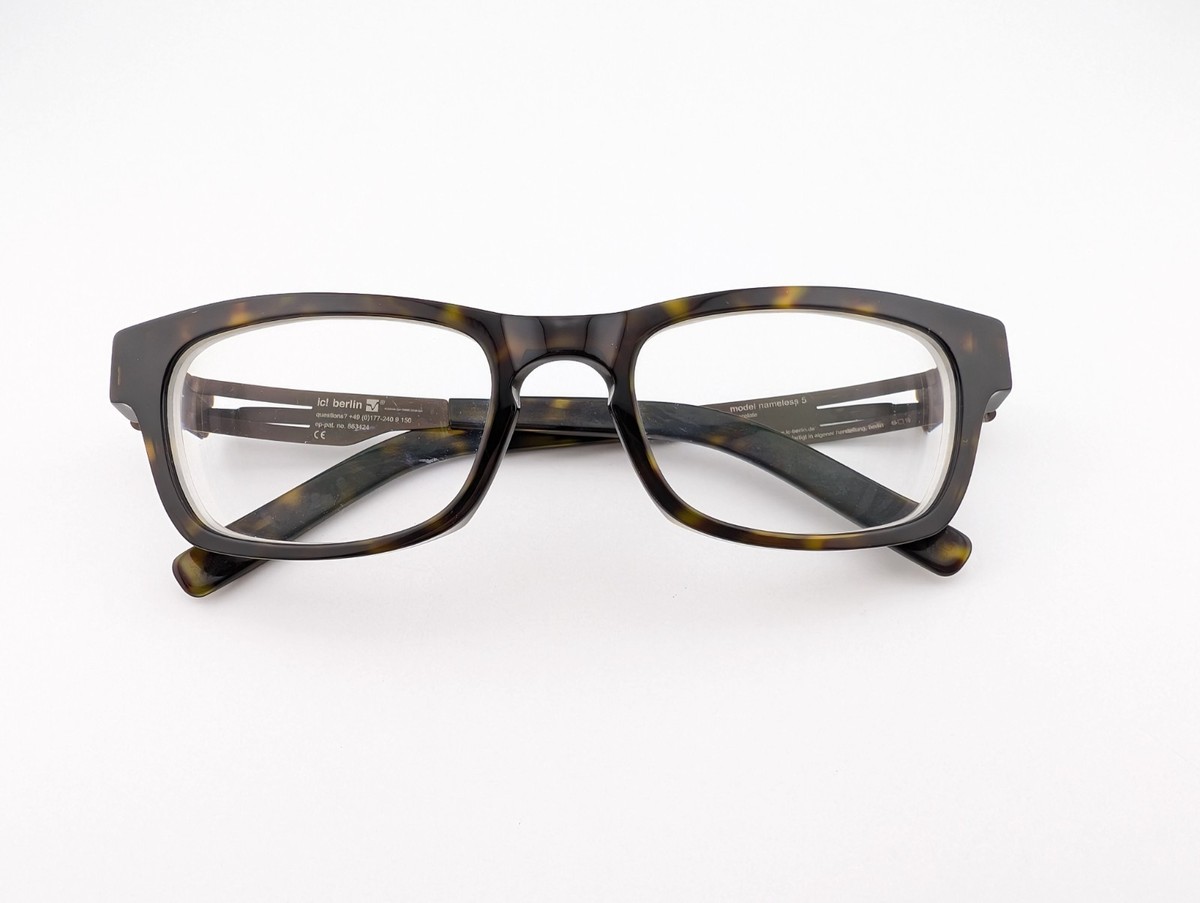 Ic! Berlin Eyeglasses, Frames Only, nameless 5 Chocolate, 49-19