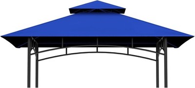 Grill Gazebo Replacement Canopy Top - 5'x8' Outdoor BBQ Tent Roof Cover Blue