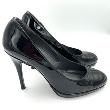 Stuart Weitzman Black Patent Leather Heels
