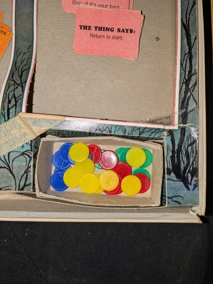 Vintage 1964 The Addams Family Board Game # 2269-9 Nice Condition Not Complete - Image 2 of 4