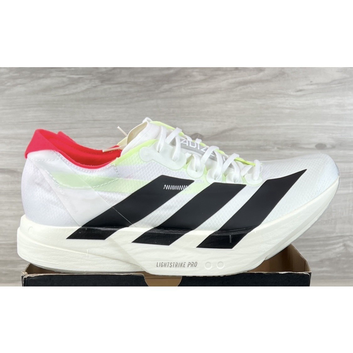 adidas gazelle silver green womens adidas Adizero Adios Pro Evo 1 White Black main image 1