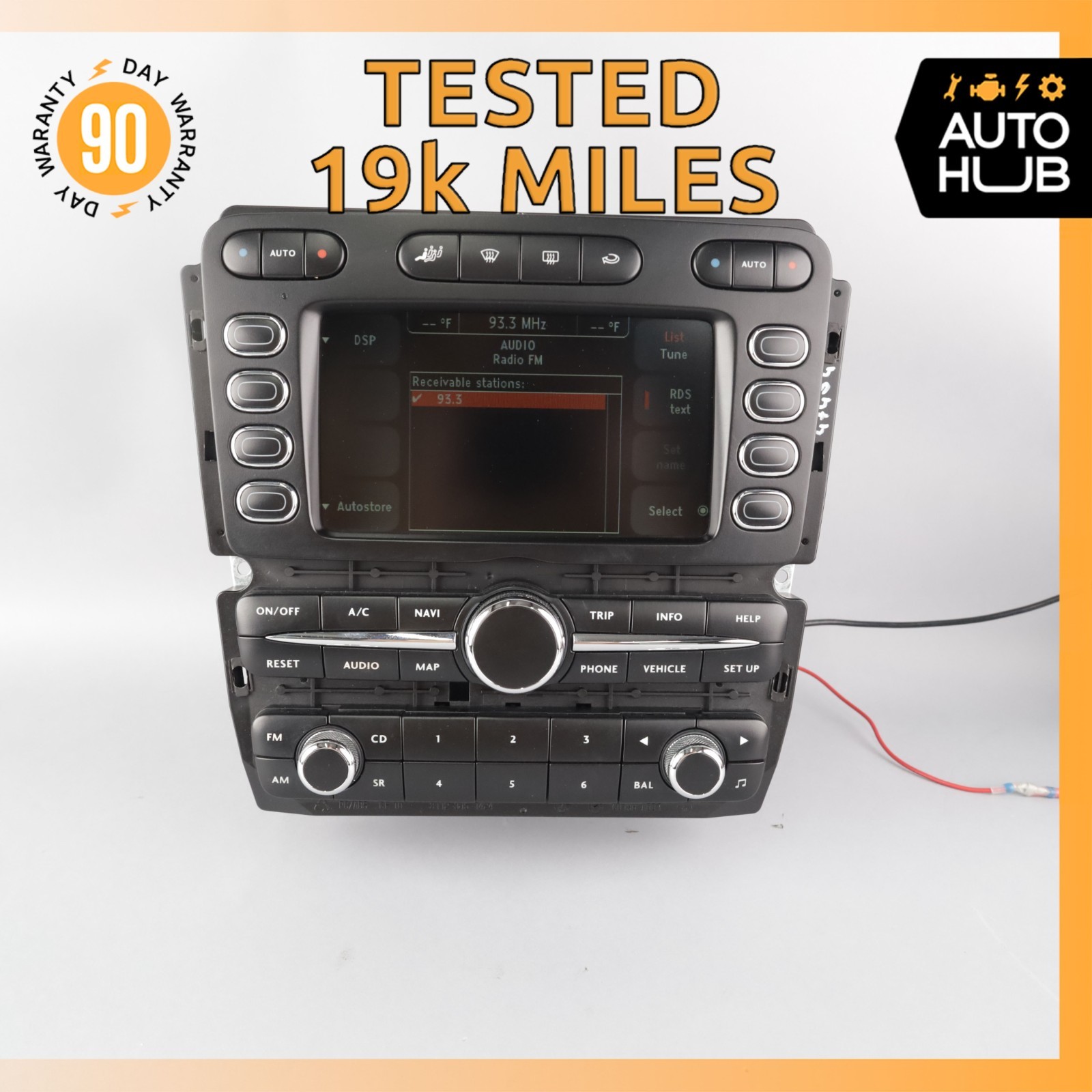 08-09 Bentley Continental GTC GT Command Head Unit Navigation Radio OEM 19k