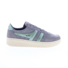 Gola Grandslam Flame CLB398 Womens Gray Suede Lace Up Lifestyle Sneakers Shoes 5