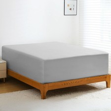 GOKOTTA Extra Deep Queen Fitted Sheet,100 Rayon Derived from Bamboo, Queen S...