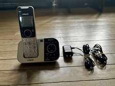 VTech DECT 6.0 Cordless Phone Answering System Bluetooth 1 Handset