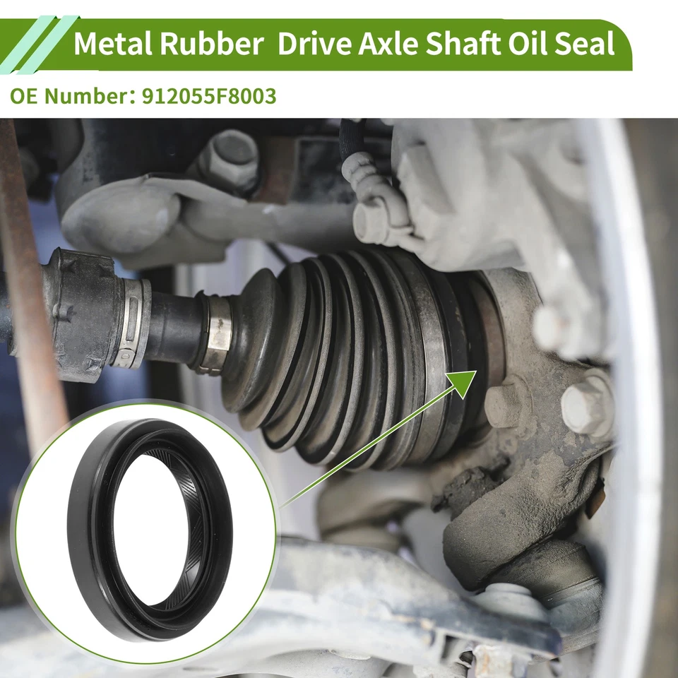 Front Left Drive Axle Shaft Oil Seal for Honda Pilot 2003-2015 No.912055F8003 - Image 2 of 4
