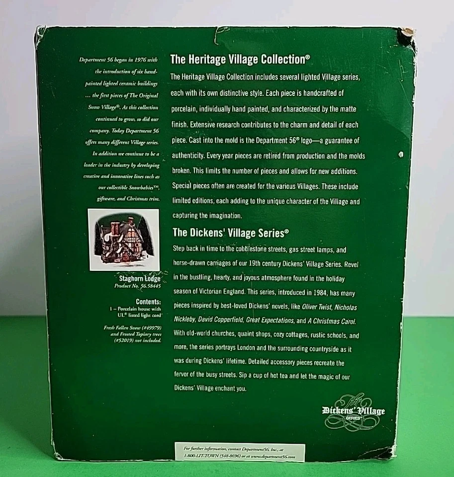 Lodge e acessórios Department 56 Dickens Village Staghorn.  - Imagem 2 de 4