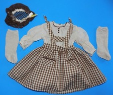 Pleasant 1994 Addy Birthday Outfit American Girl Doll Dress Snood Socks EUC