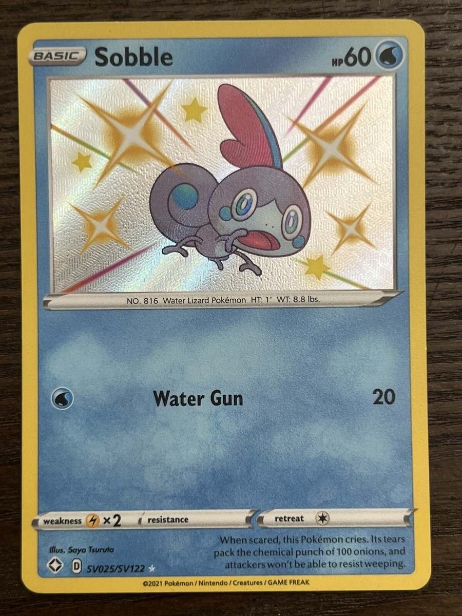 sobble pokemon card value Sobble (41/198) - SWSH06 Chilling Reign