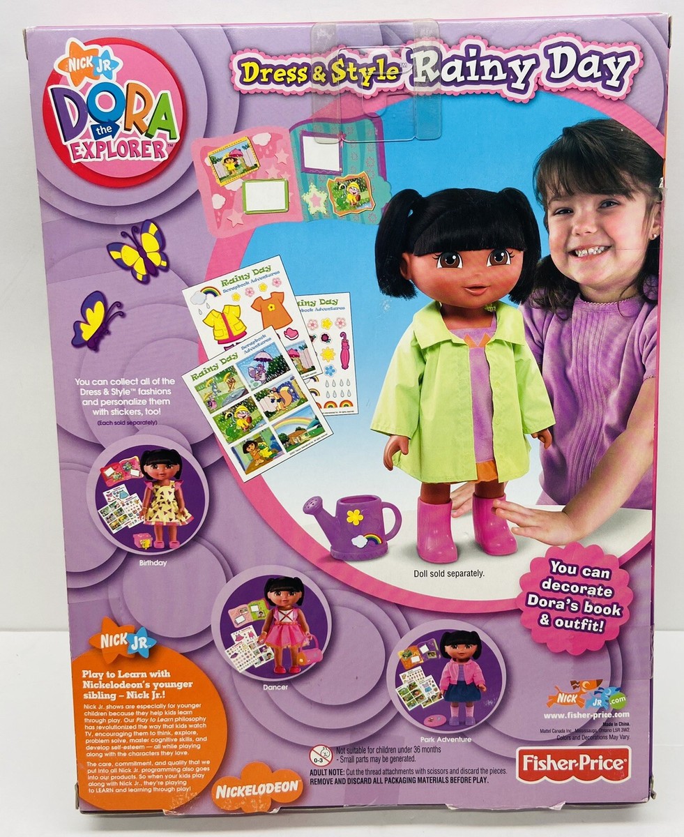 NEW ~~DORA THE EXPLORER~~ DRESS & STYLE RAINY DAY COLLECTION | eBay