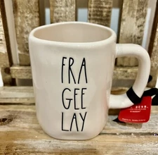 New Rae Dunn Fra Gee Lay A Christmas Story Mug Leg Lamp Holiday Double-Sided