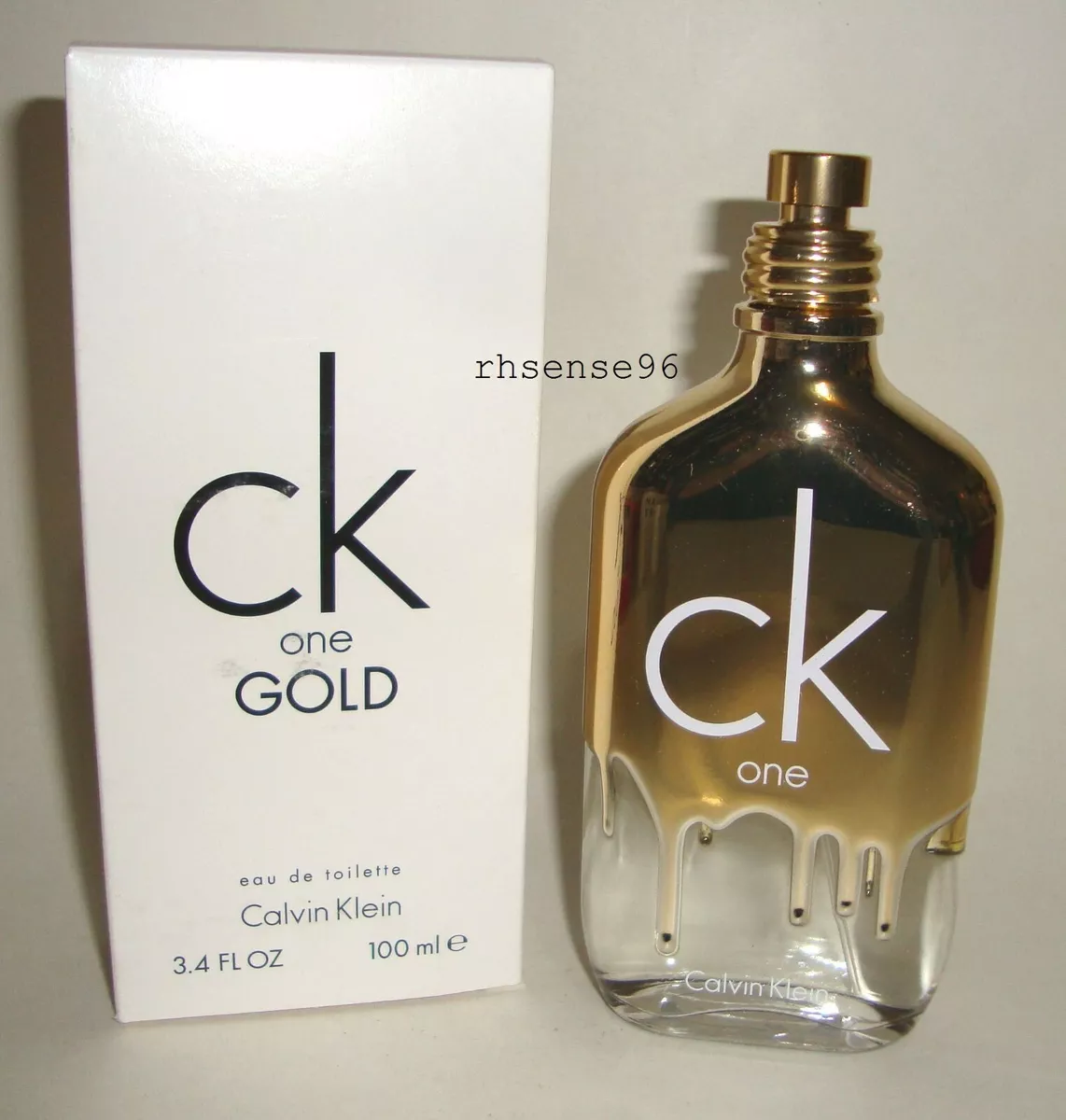 CALVIN KLEIN CK ONE GOLD UNISEX PERFUME EDT 100 ML SPRAY 3.4 OZ