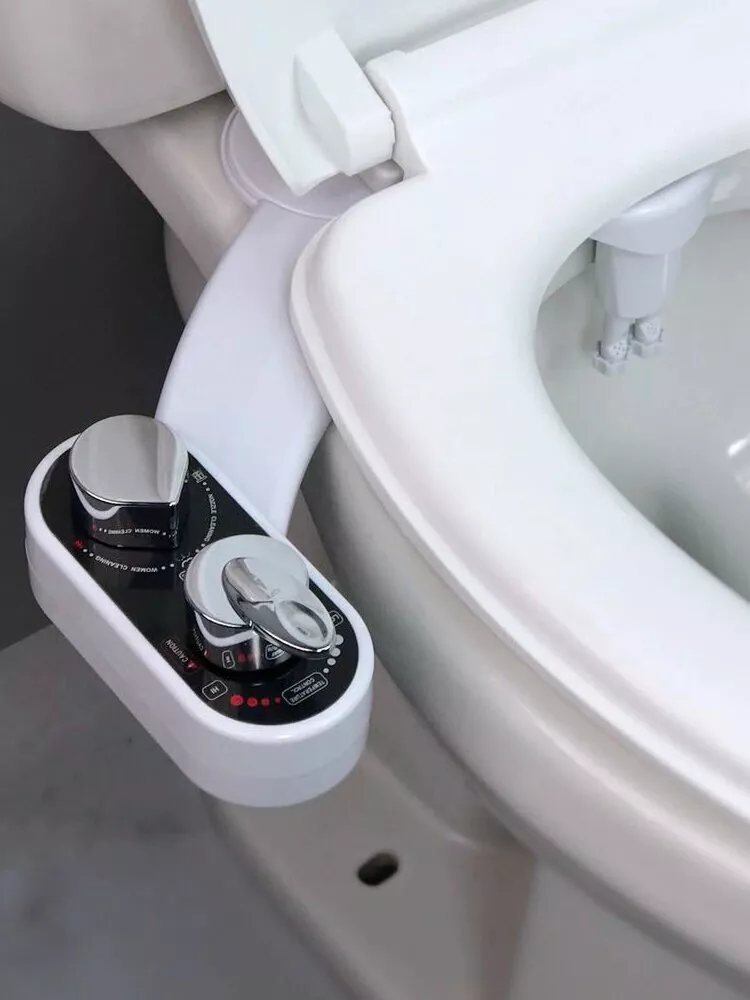 Siège de WC nettoyant et massant