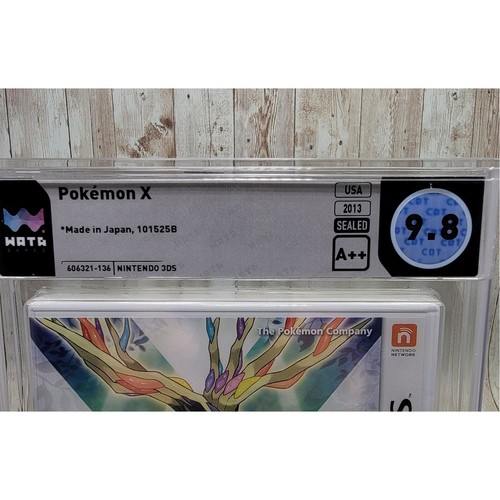 2013 Pokémon X Nintendo 3DS Video Game WATA 9.8 Sealed A++ - Picture 6 of 6