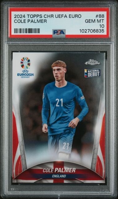 Topps 24-25 UCC Cole Palmer auto /199 Topps 24-25 UCC Cole Palmer auto /199
