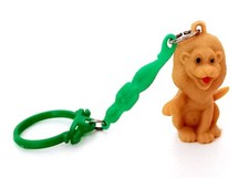 Leone Galbani ? 70s italy portachiavi plastica probabile Res plastic gadget