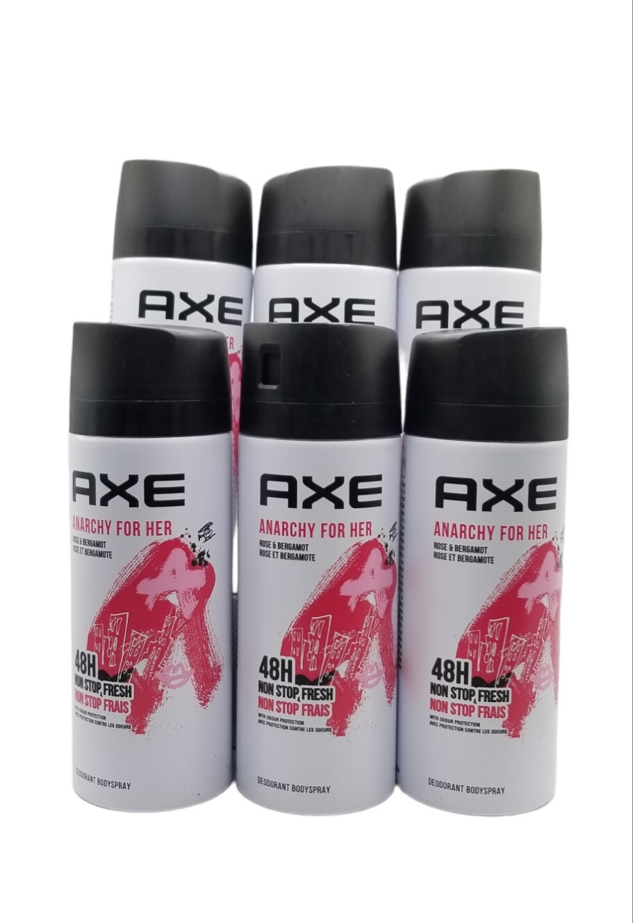 9 Pack Axe Anarchy for Her Deodorant Body Spray 150ml