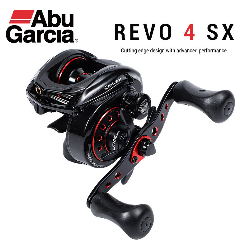 Abu Garcia REVO4 SX Low Profile Baitcasting Fishing Reel 9/1BB 6.6:1 / 7.3:1