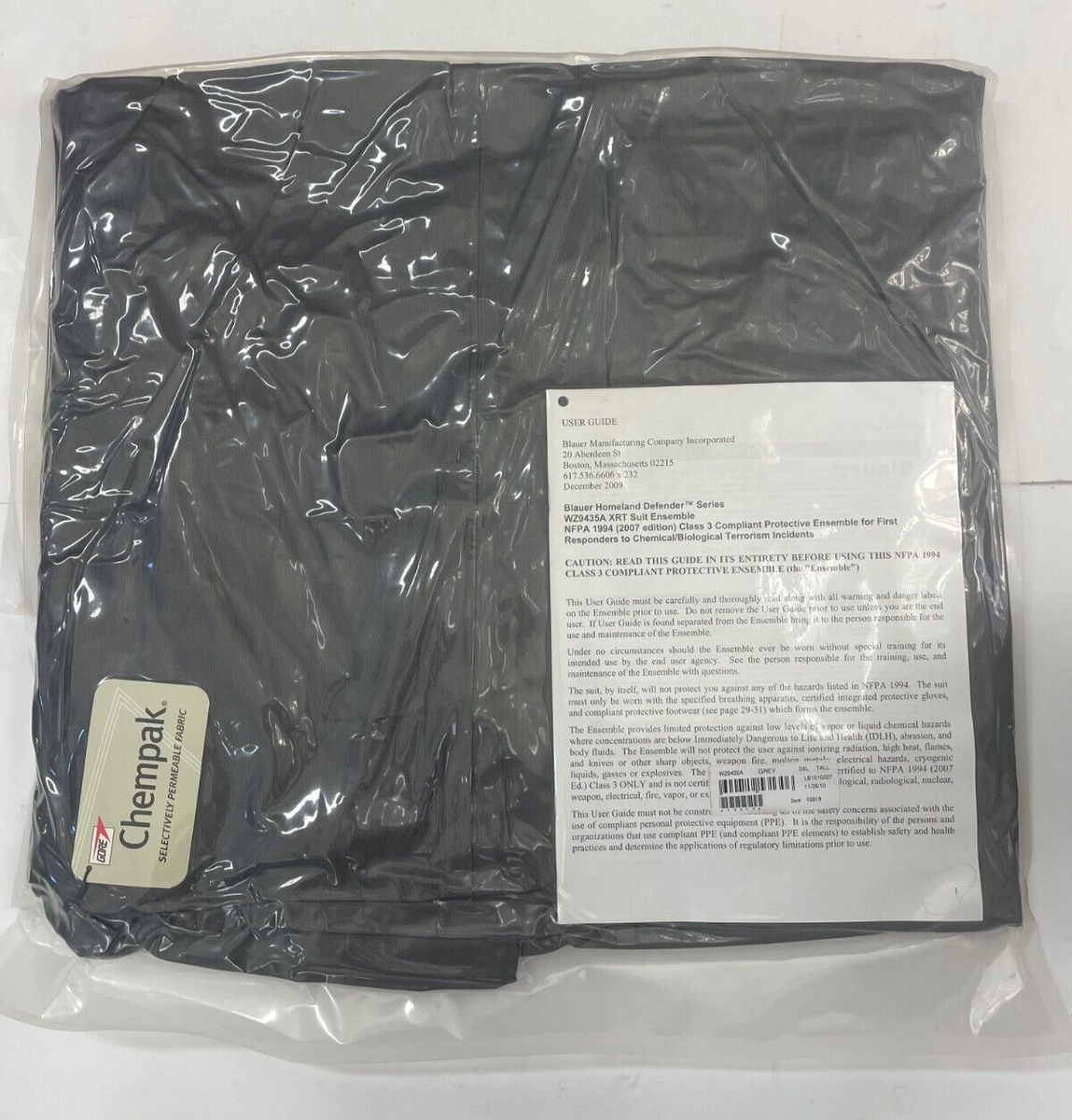 Blauer Homeland Defender Sehempak WZ9435A XRT Bio Hazard