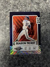 2021 CONTENDERS OPTIC RED WAVE PRIZM #9 CHRISTIAN YELICH MILWAUKEE BREWERS