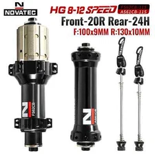 Novatec Lightweight Road Bicycle Carbon Hubs Rim Brake 20/24Holes 9-11s 290g