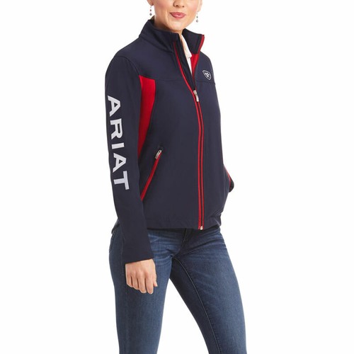 ARIAT LADIES TEAM SOFTSHELL JACKET Navy 
