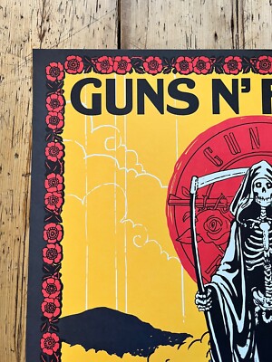 Guns N Roses - Rare Tour Lithograph / Poster - Brisbane #1