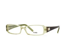Fendi Eyeglasses Women's F891 315 Translucent Green 52mm Clear Demo Lens NEW