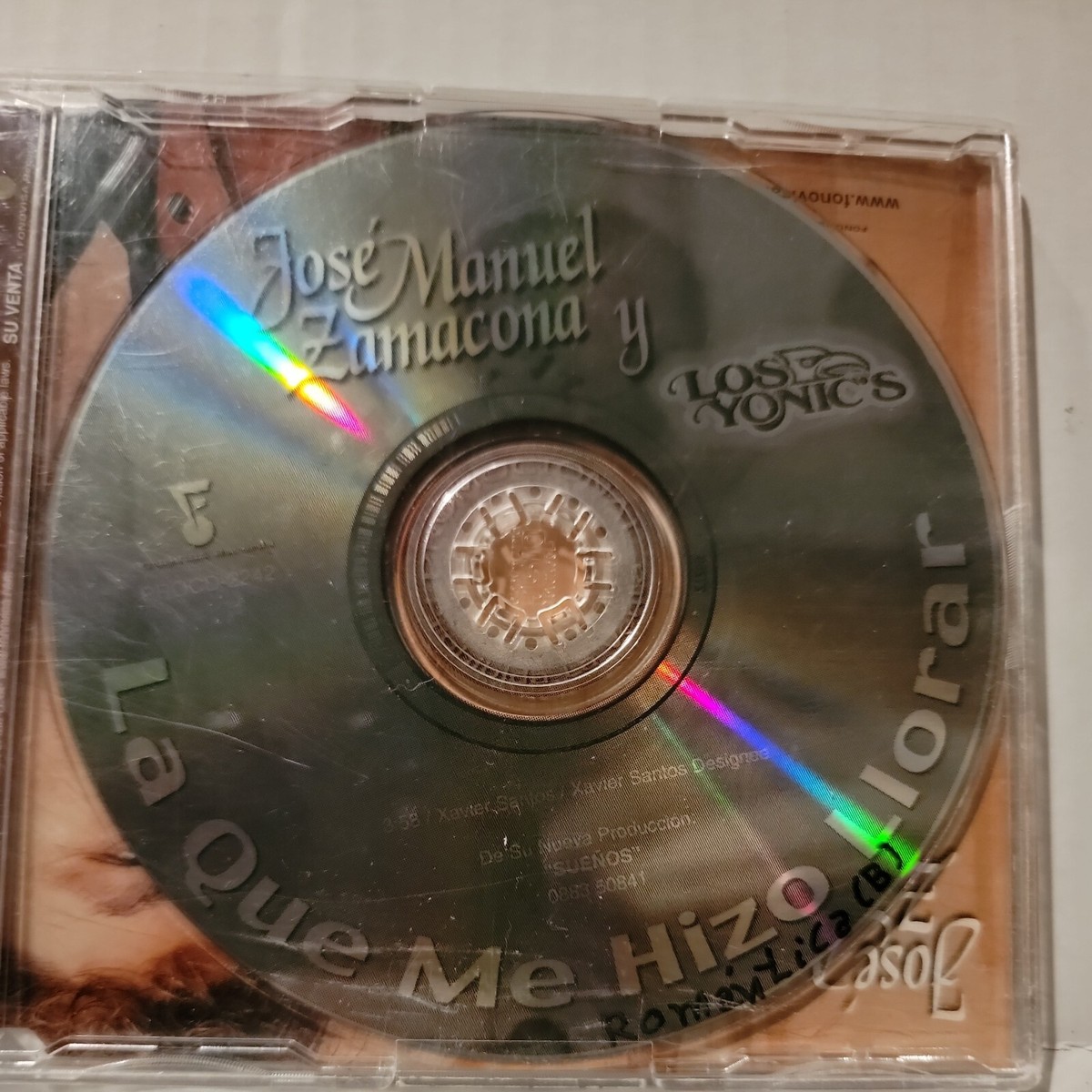 Jose Manuel Zamacona Y Los Yonic's LA QUE ME HIZO LLORAR (Promo CD