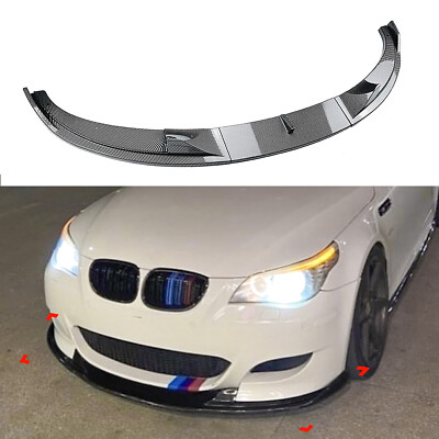 For BMW 5 Series E60 E61 M5 2005-2010 front bumper spoiler splitter lip