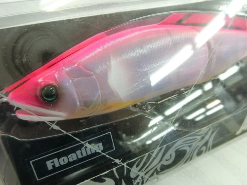 Gan Craft Jointed Claw 178F Hasegawa Pink Fishing Lure Used