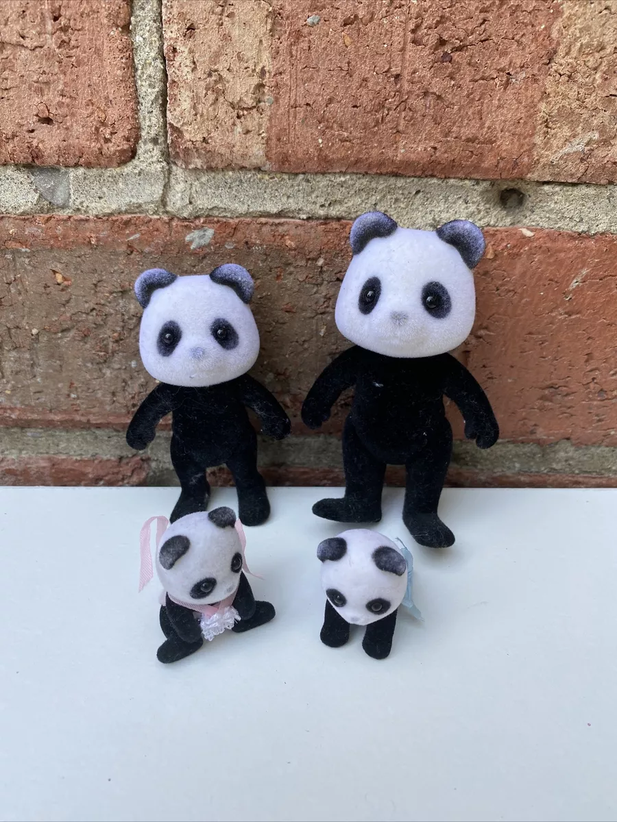 Calico Critters Wilder Panda Family with Twins eBay