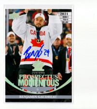 BEN BENJAMIN GAUDREAU autographed '23 Upper Deck TEAM CANADA 