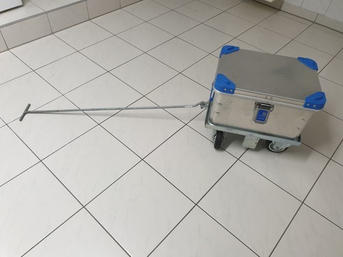 Zarges Box - 40 x 30 cm - mit Transportwagen - Zugstange - Bild 2 von 8