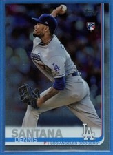 2019 Topps Series 1 Rainbow Foil Parallel #95 Dennis Santana LA Dodgers RC
